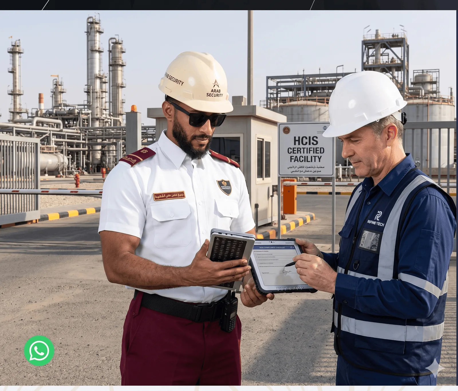 HCIS Compliance Security Guards Service Saudi Arabia