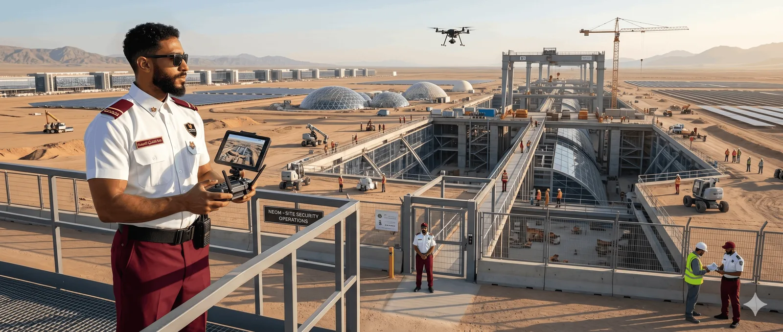NEOM Giga Projects Security Guards Saudi Arabia