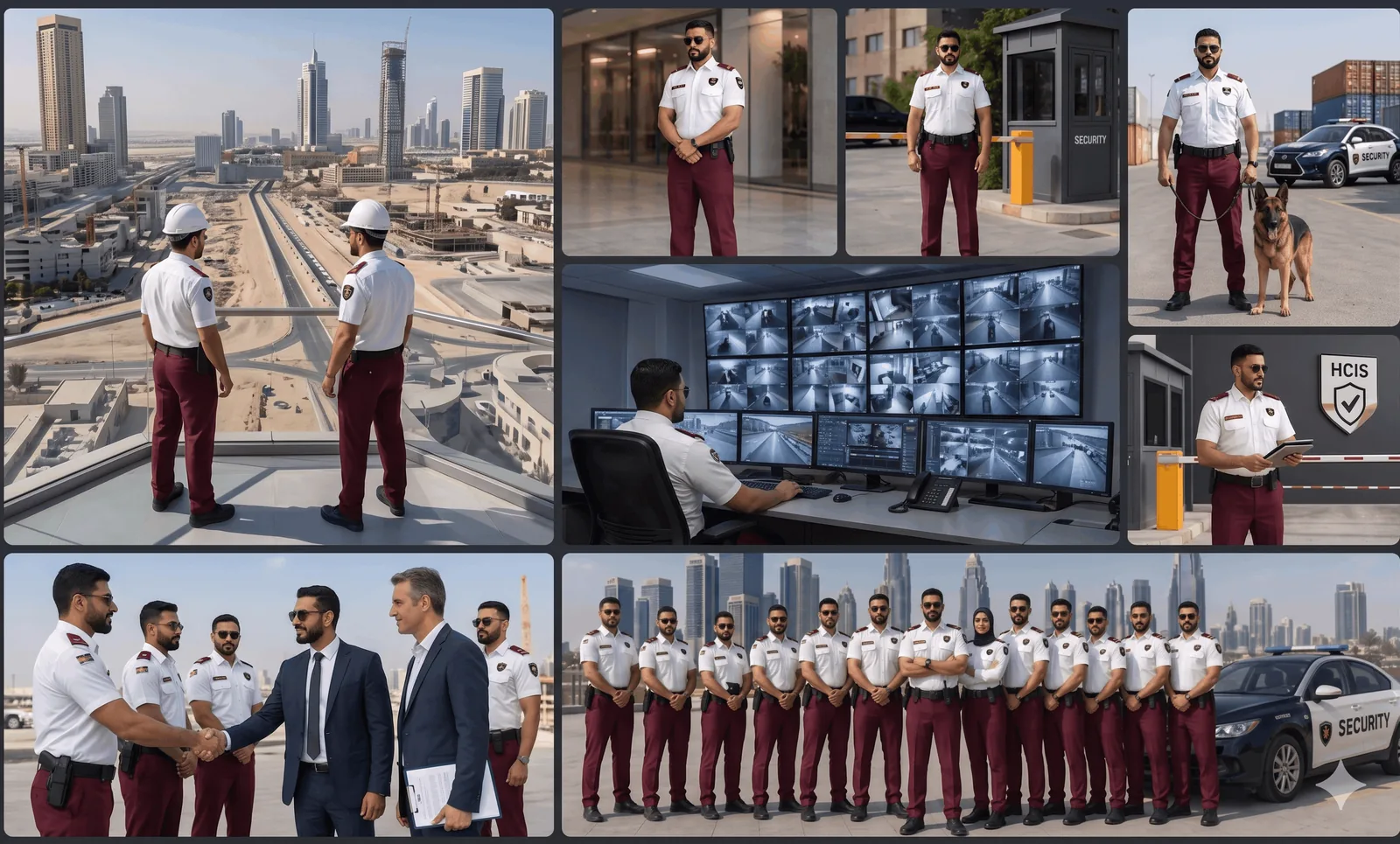 Saudi security guard services team on deployment